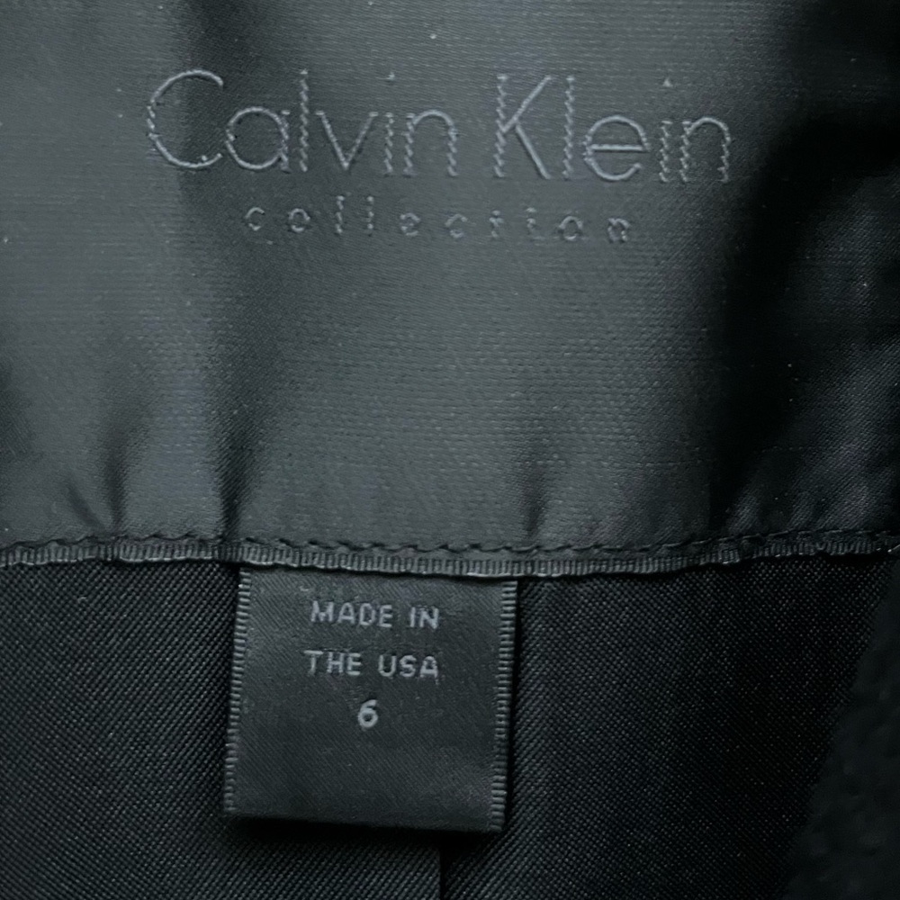 Calvin Klein collection wool cashmere long coat Size 6 - Picture 5 of 10